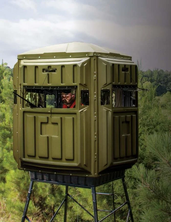 Advantage Hunting - 5' x 5' Hunting Blind with 10' Steel Tower Included - Image 3