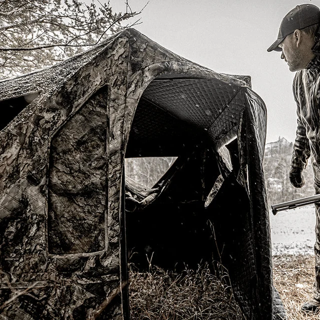 Ameristep Pro Series Insulated Thermal 59” x 59" Ground Blind - Image 5
