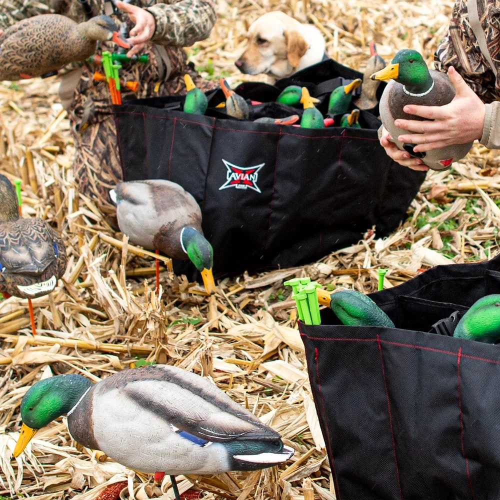 Avian-X AXP Full Body Mallards Fusion Pack / 6 Decoys / Includes Slot Bag & Field Stakes - Image 7