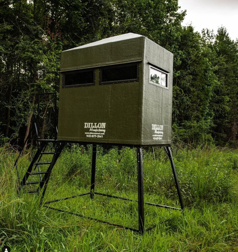 Dillon Manufacturing 4' x 6' Classic Fiberglass Insulated Deer Blind - Image 8