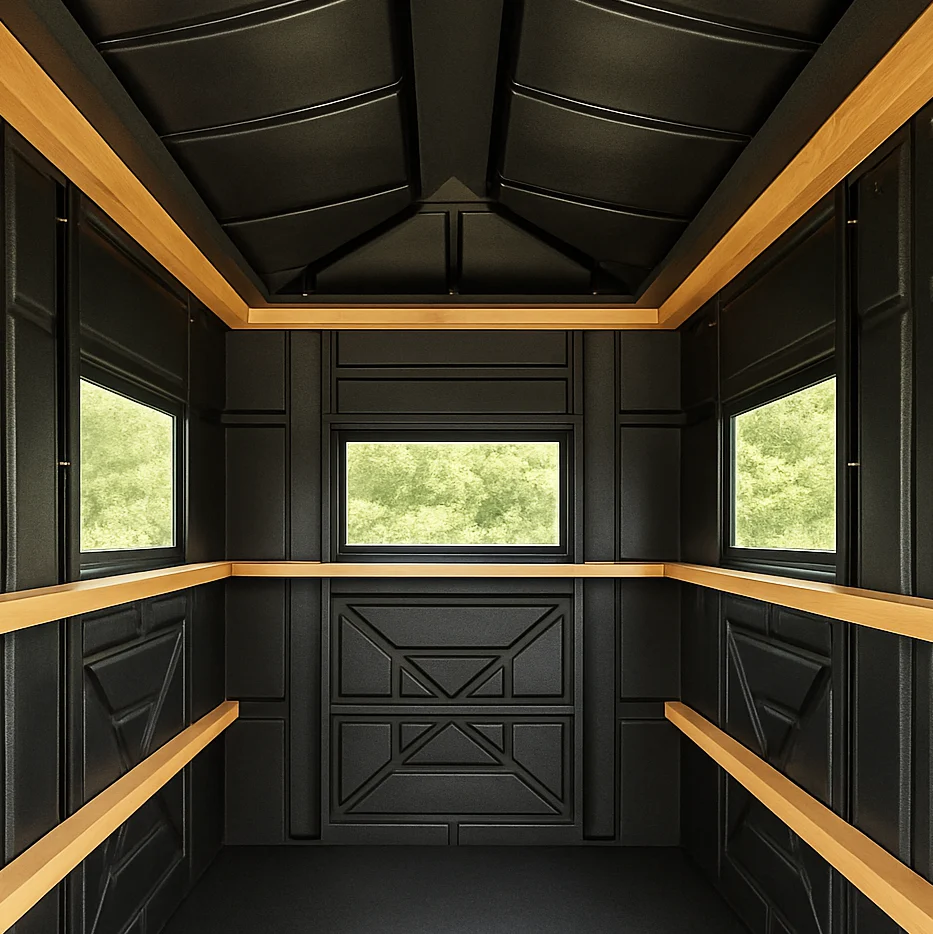 Hughes Clubhouse 4'x8' Deer Hunting Blind - Fully Loaded Edition - Image 11