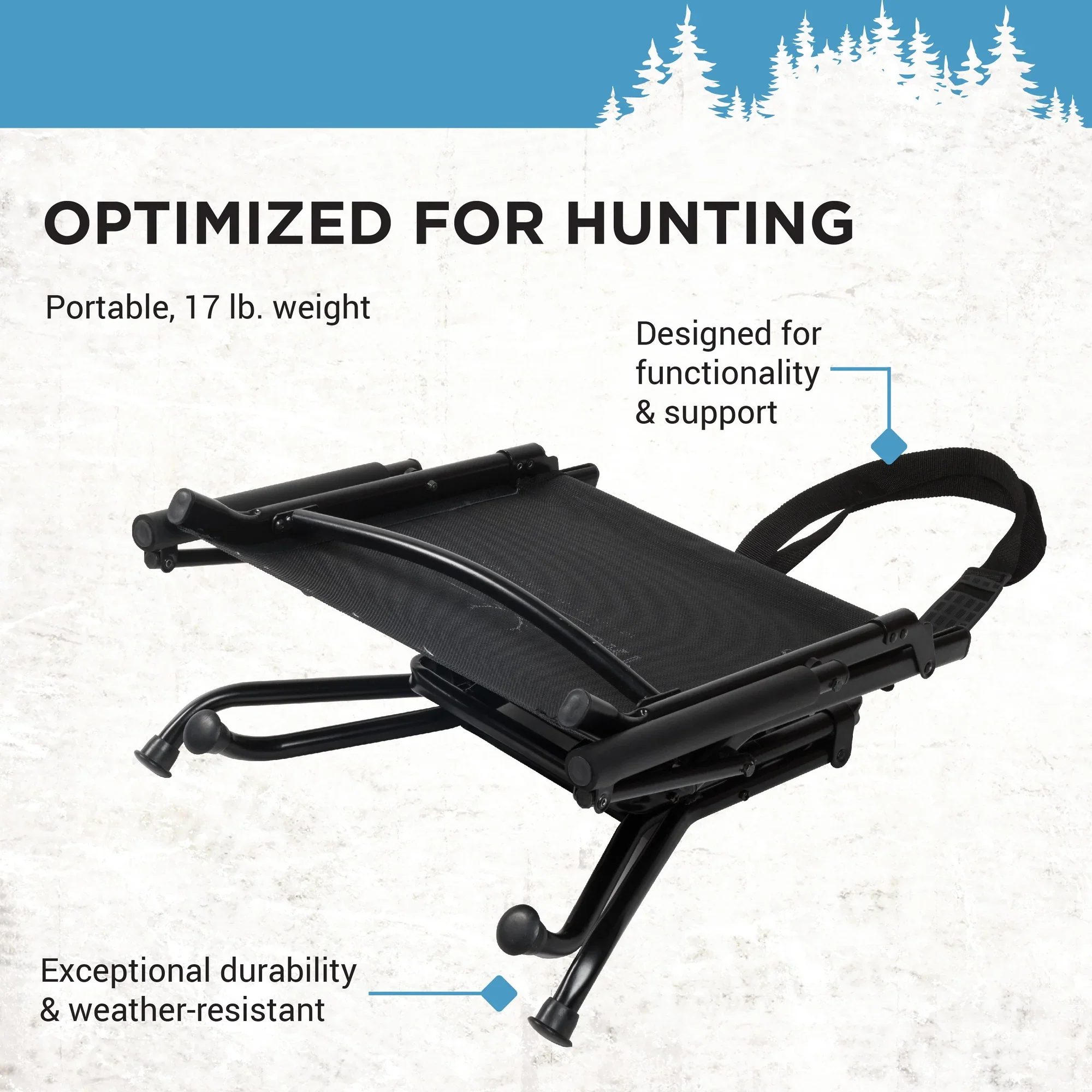 Hunt Comfort® Mesh Lite Hunting Chair - Image 4