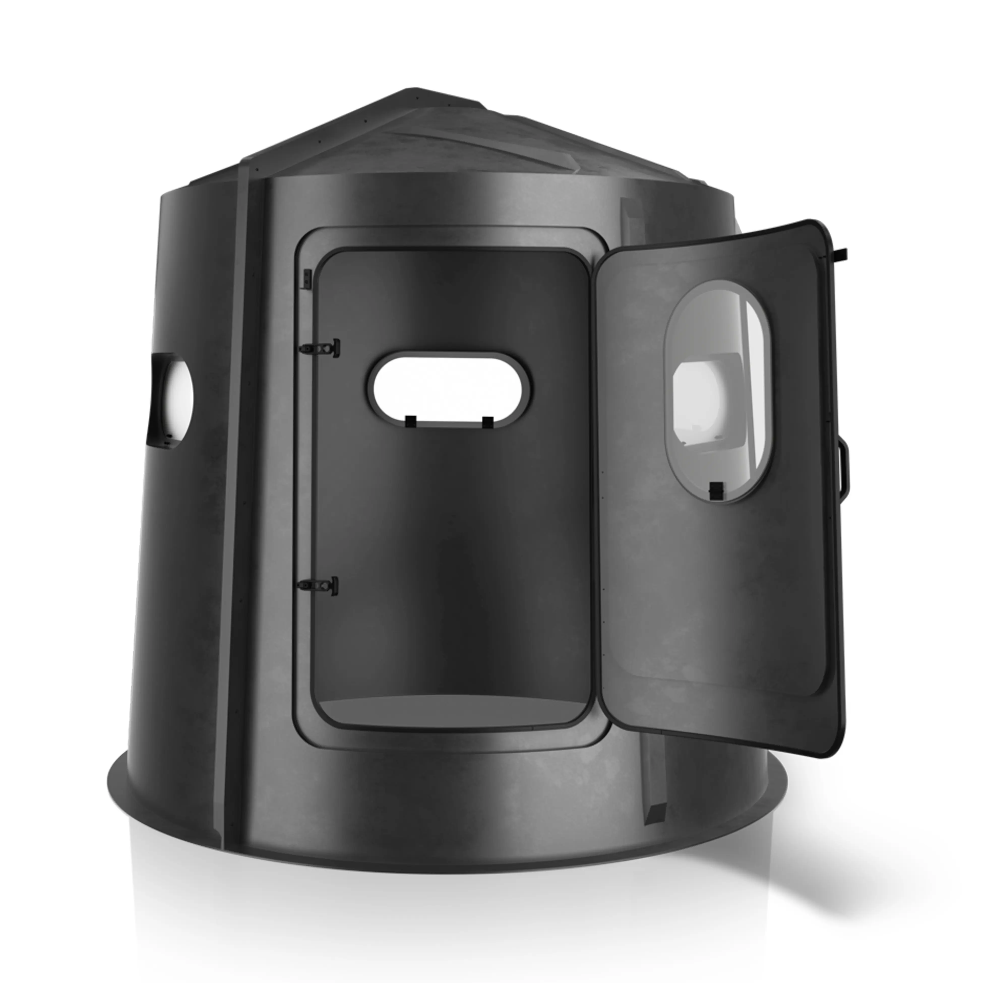 Maverick 5-Shooter GX Crossbow and Rifle Blind - Black - Image 4