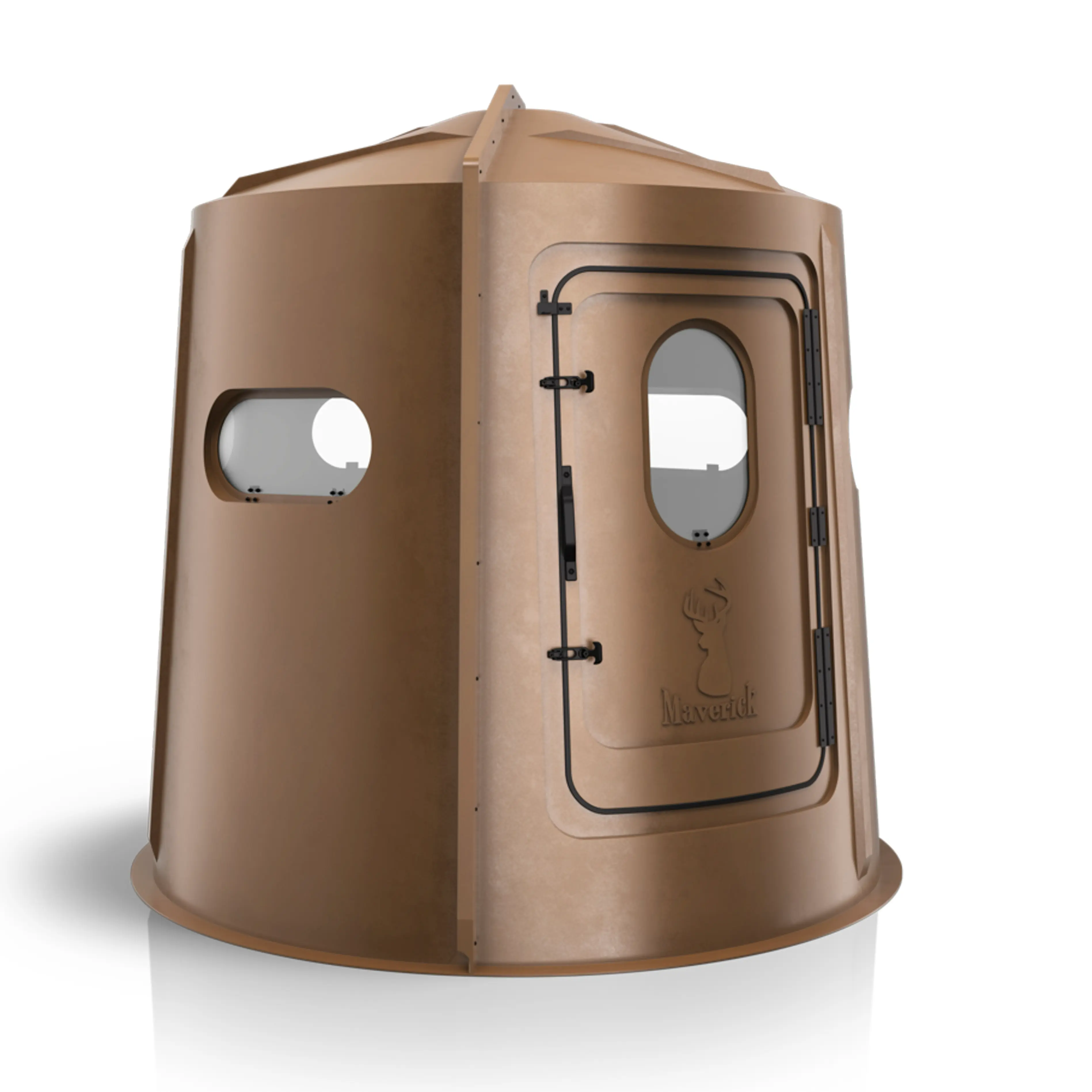 Maverick 5-Shooter GX Crossbow and Rifle Blind - Brown - Image 7