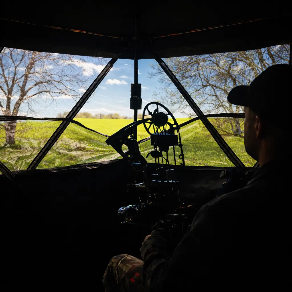 Muddy Infinity 2-Man Ground Blind - 75"W x 69"T - Epic Camo - Image 3