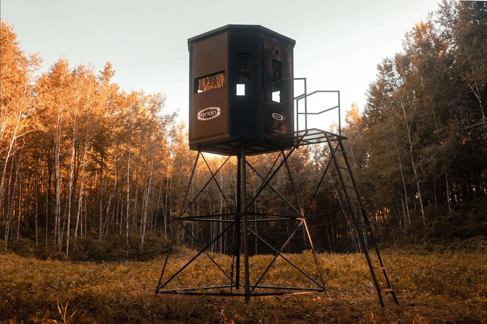Orion Blinds 15' Hunting Blind Tower with Stair & Rail - Image 10