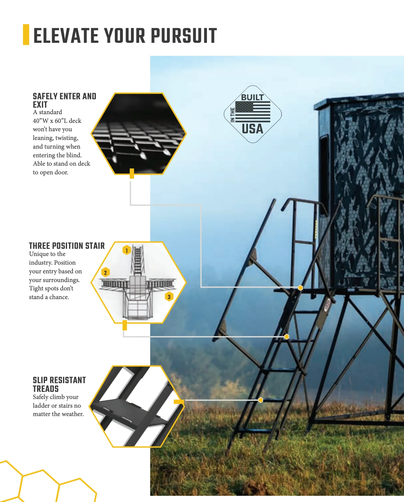 Orion Hunting 6' x 6' Premium Deer Hunting Blind - Image 30