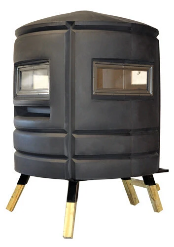 Sportsman's Condo SC4 72" Diameter Deer Blind: Black, Loaded - Image 5