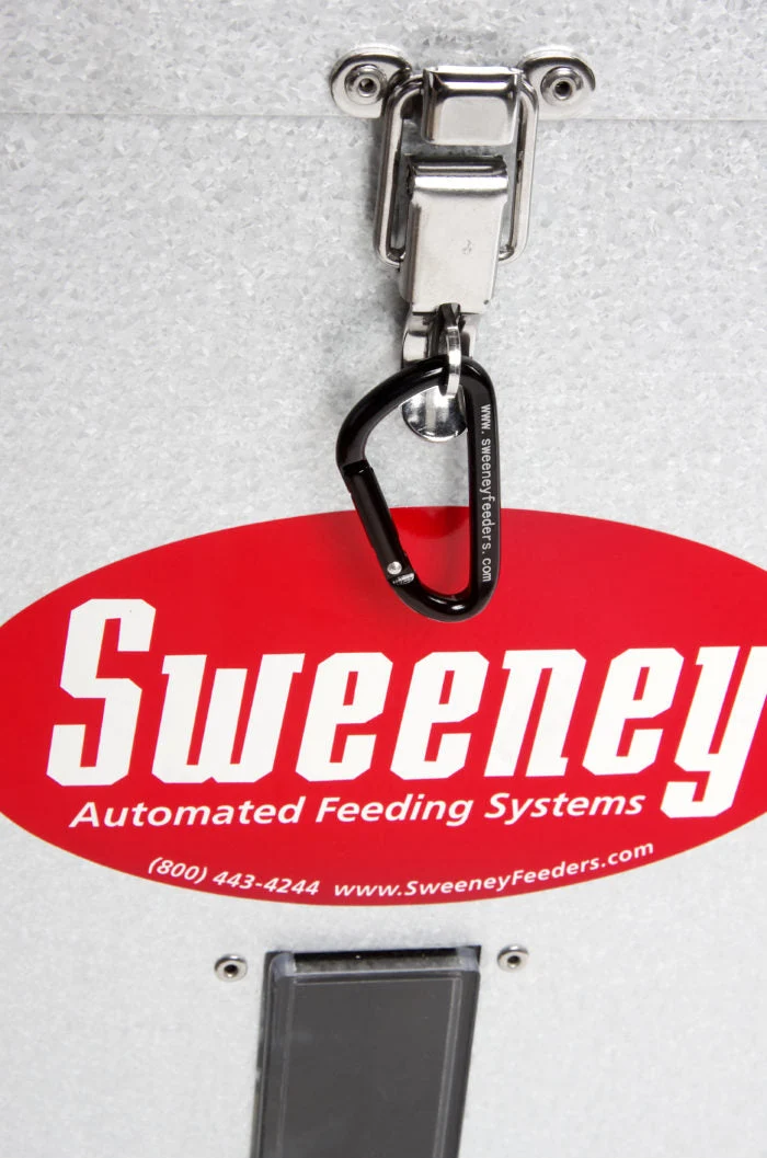Sweeney Feeders - Wildlife & Deer Scatter Feeder - 300lb Capacity - 4ft Legs - Silver - Image 5