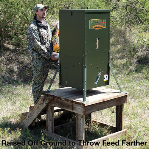 Texas Hunter Hideaway Stand and Fill Directional Deer Feeder, 300 lb. Capacity - Image 8