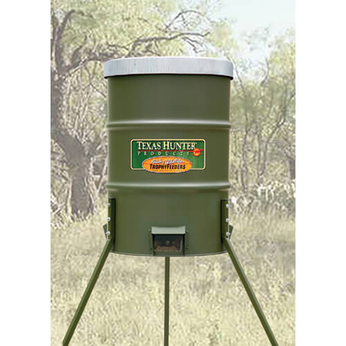 Texas Hunter 300 lb. Protein Barrel Deer Feeder - Image 4