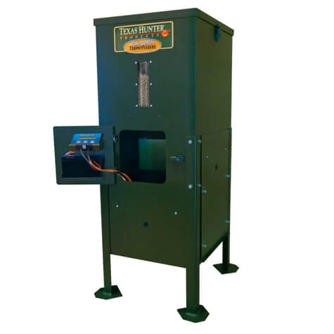 Texas Hunter Fish Feeder - 70 lb Fish Feed/125 lb Corn Capacity – Straight Legs - Image 12
