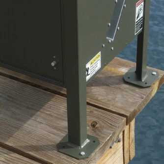 Texas Hunter Fish Feeder - 70 lb Fish Feed/125 lb Corn Capacity – Straight Legs - Image 7