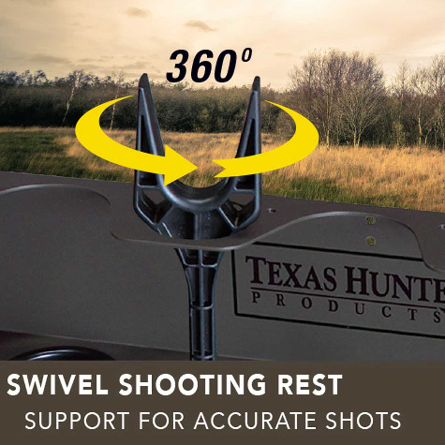 Texas Hunter 5' x 7' Wrangler Camo Hunting Blind with Combo Bow/Rifle Windows & Ground Legs - Image 9