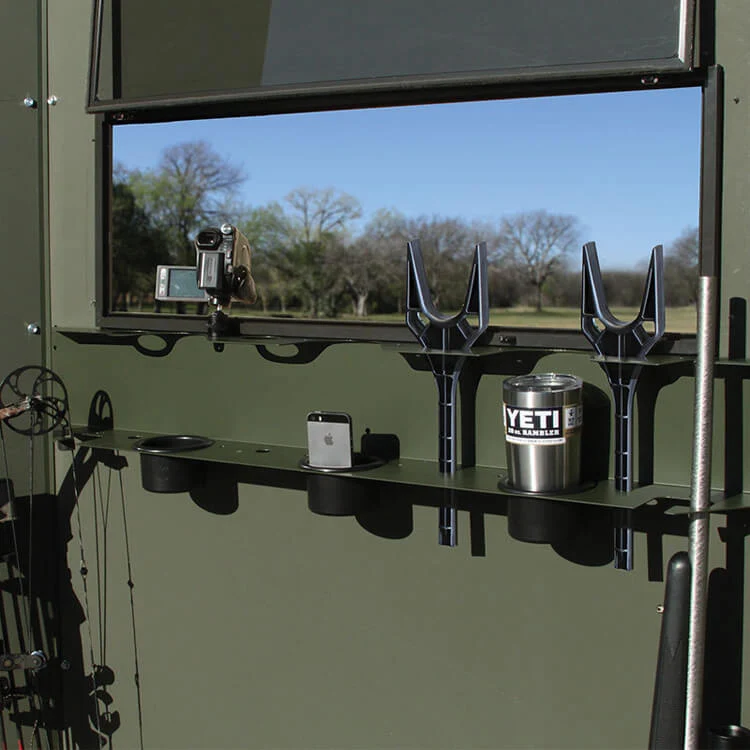 The Sportsman's Deer Blind Shelf and Shooting Rest by Texas Hunter - Image 3