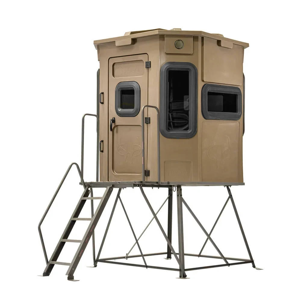 Titan Hunting Blinds 4 ft. Tower with Porch and Ladder - Image 2