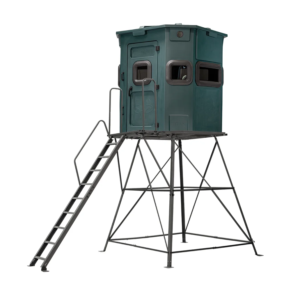 Titan Hunting Blinds 8 ft. Tower with Porch and Ladder - Image 5